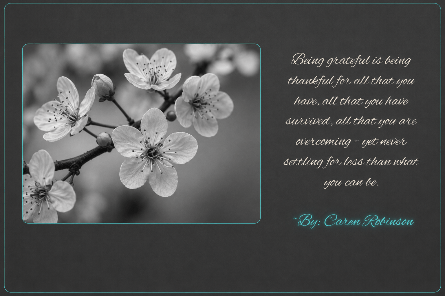 Being Grateful